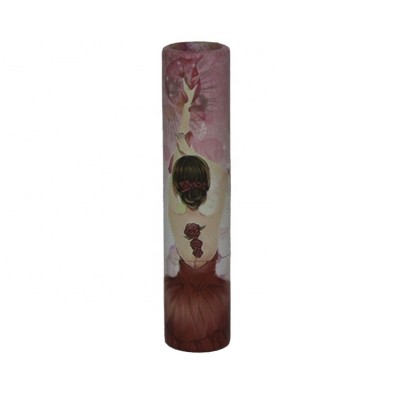 Different types recycled round custom printed soft touch lip blam paper tube